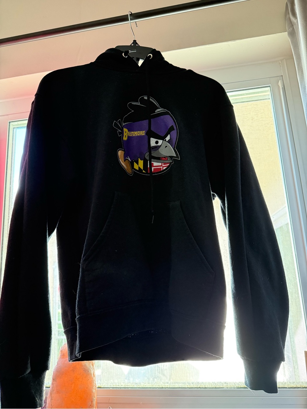 Angry Bird Baltimore Raven’s Hoodie